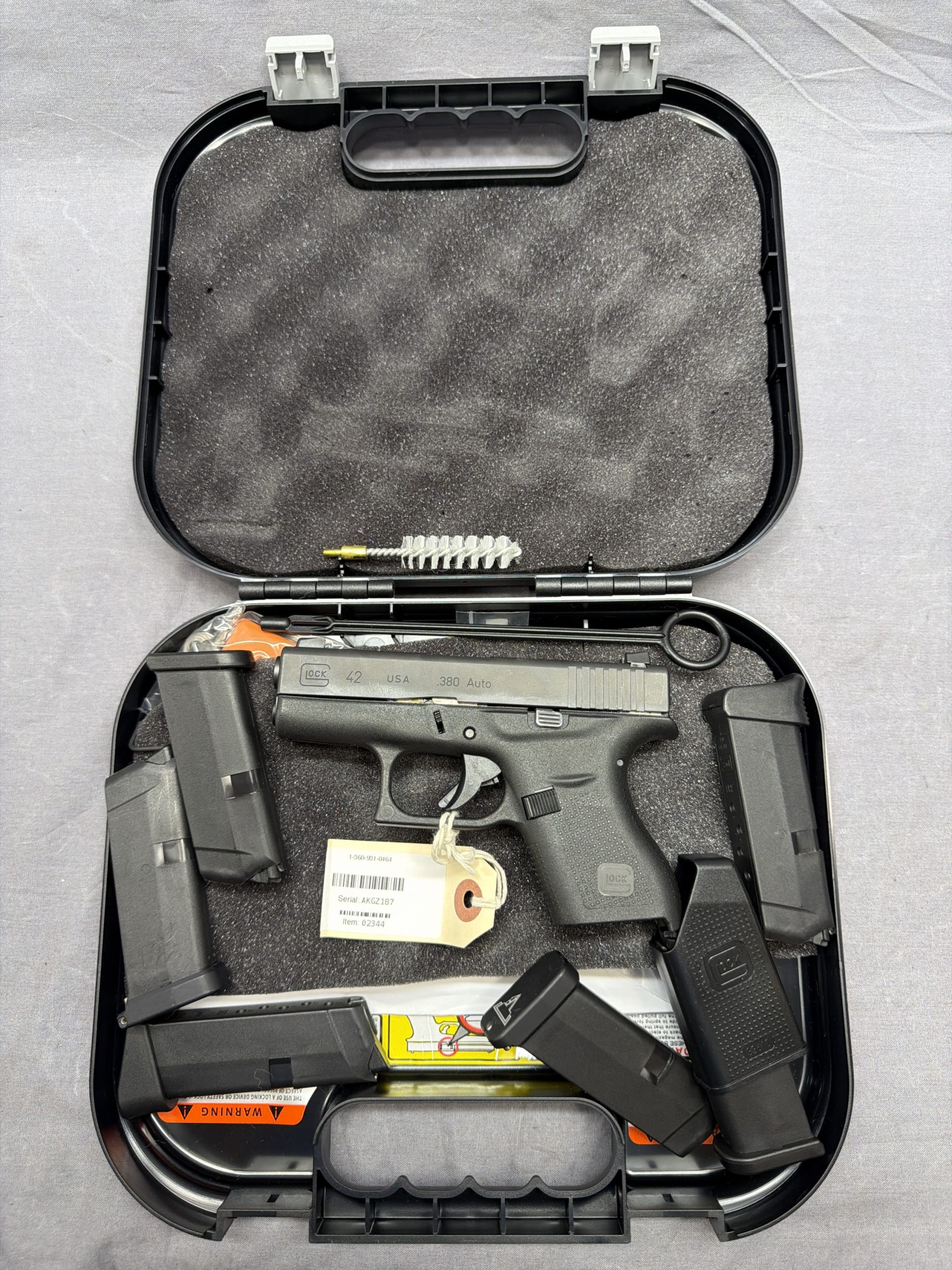 GLOCK 42 PISTOL .380 ACP