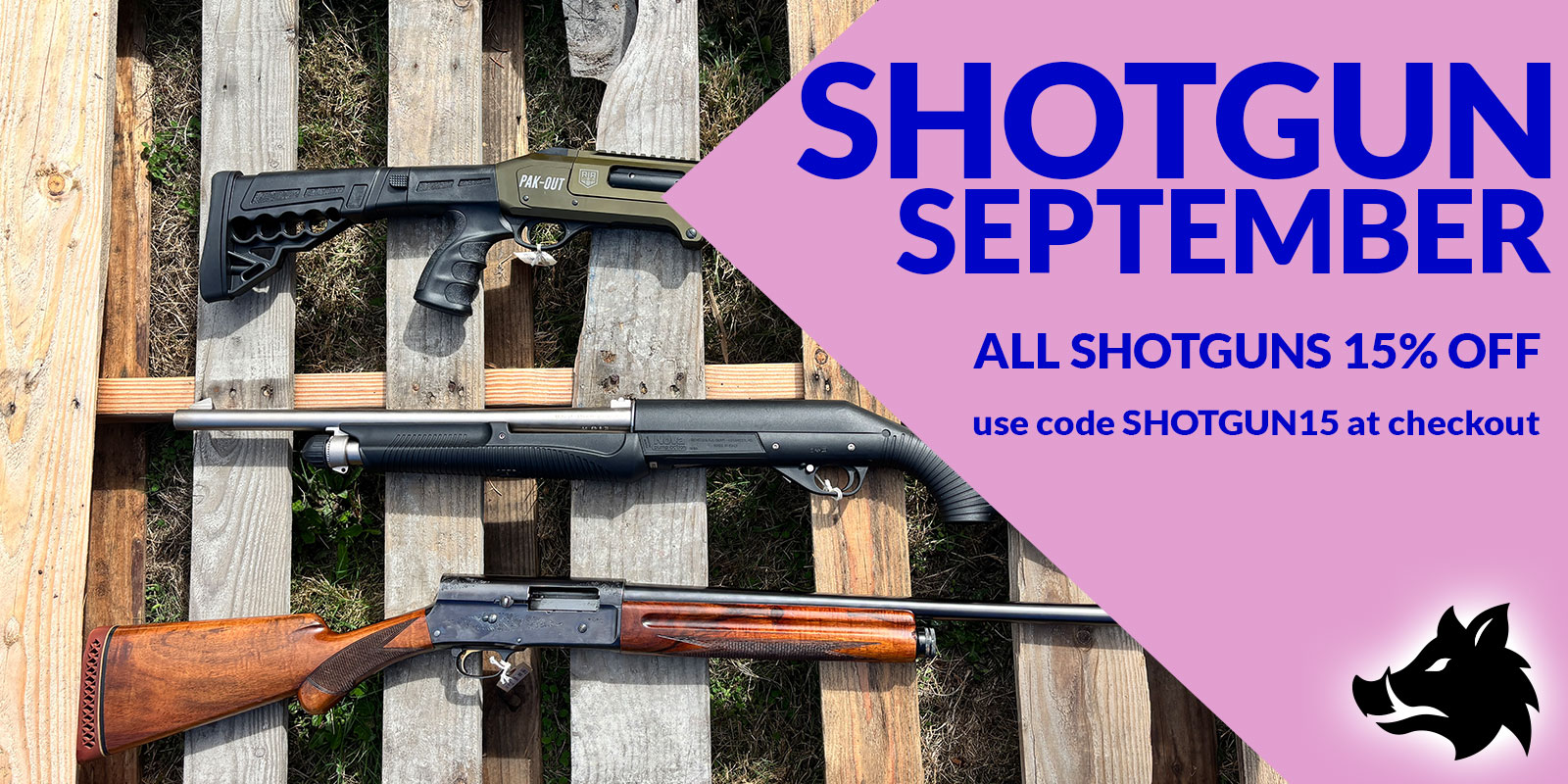 September Shotgun Sale