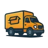 Shipping truck icon