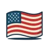 American flag icon